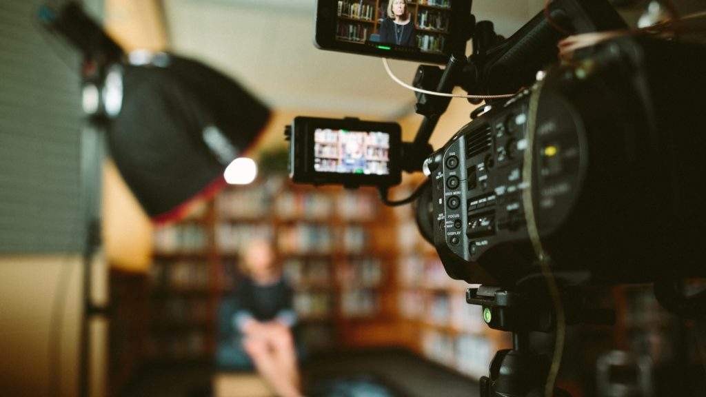 shooting video for online course